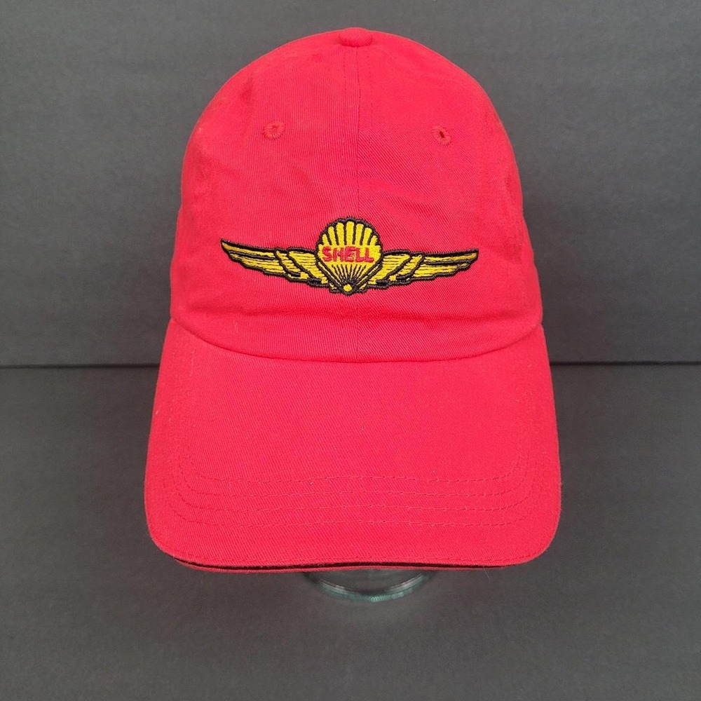 Shell AeroShell Red Strapback Hat Cap America